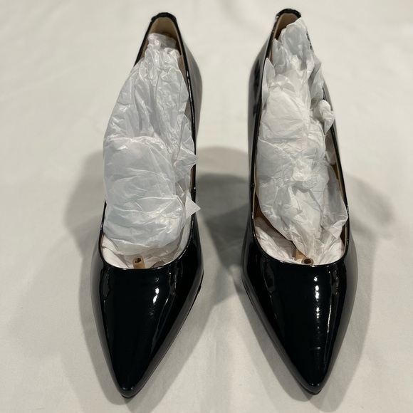 Michael Kors | NWT | Alina Flex Black Patent Leather Mid Heel | Size 7 - Picture 3 of 11